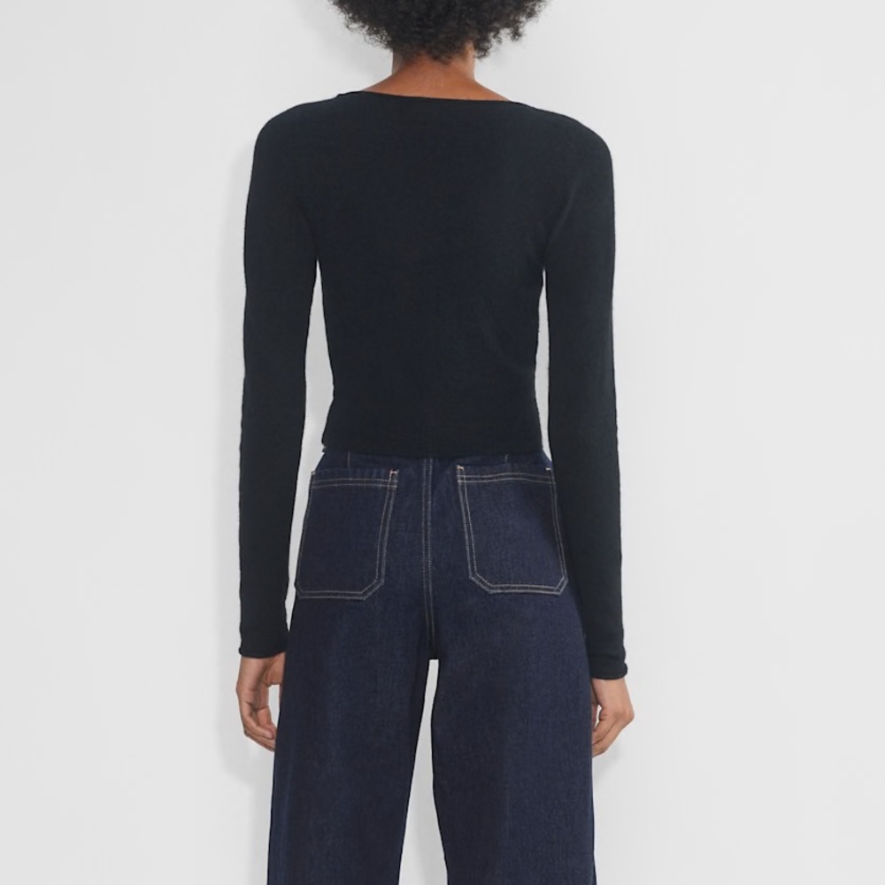 NWOT Aritzia Wilfred Santorini Cardigan - Picture 4 of 10